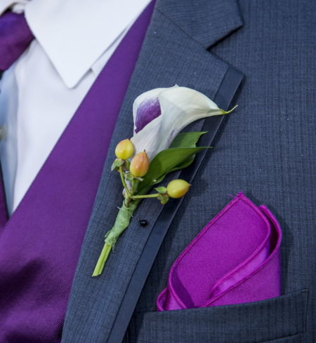 White Boutonniere