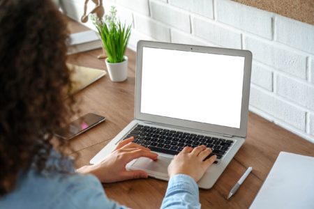 Woman at Computer