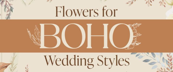 Flowers for boho messing styles